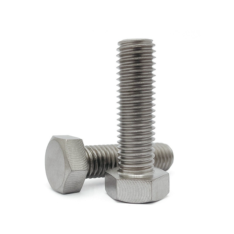DIN933 TA1 TA2 Titanium M8 M8x40mm 5mm Full Thread Hexagon Hex Head Bolt