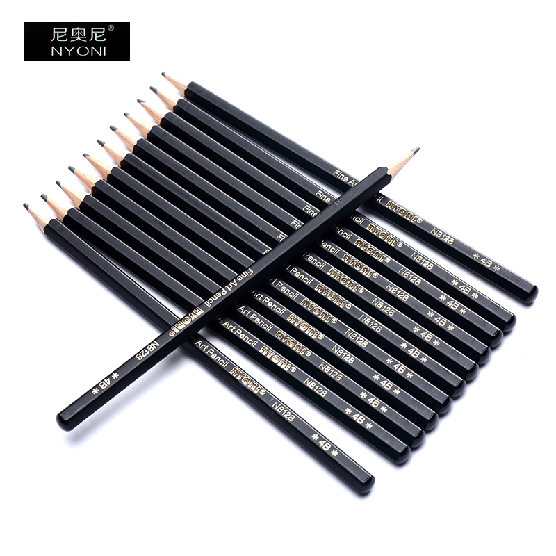 Hexagonal Sketch Pencil Set Featured Carbon Core For Drawing Standard Pencils