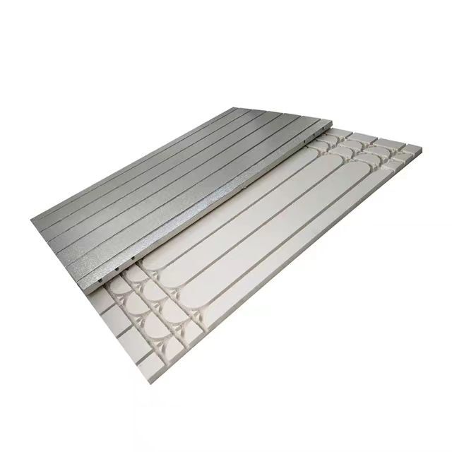 Underfloor Heating Plate Thermal Insulation Grooved XPS Board With Aluminum Reflective Foil