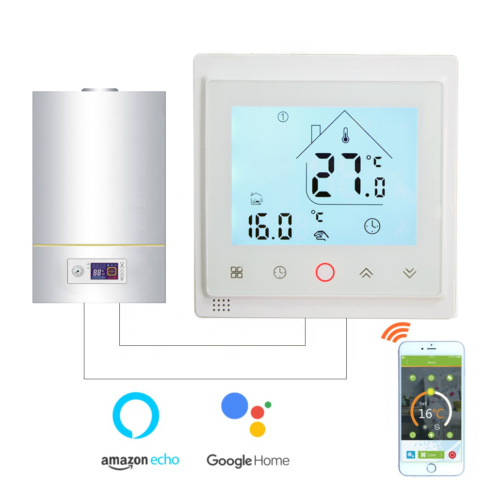 Smart Wireless Gas Boiler Water Heater Room Thermostat
