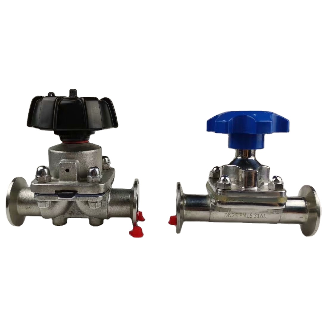 Sanitary Aseptic Stainless Steel SS316L pressure reducing diaphragm control valve