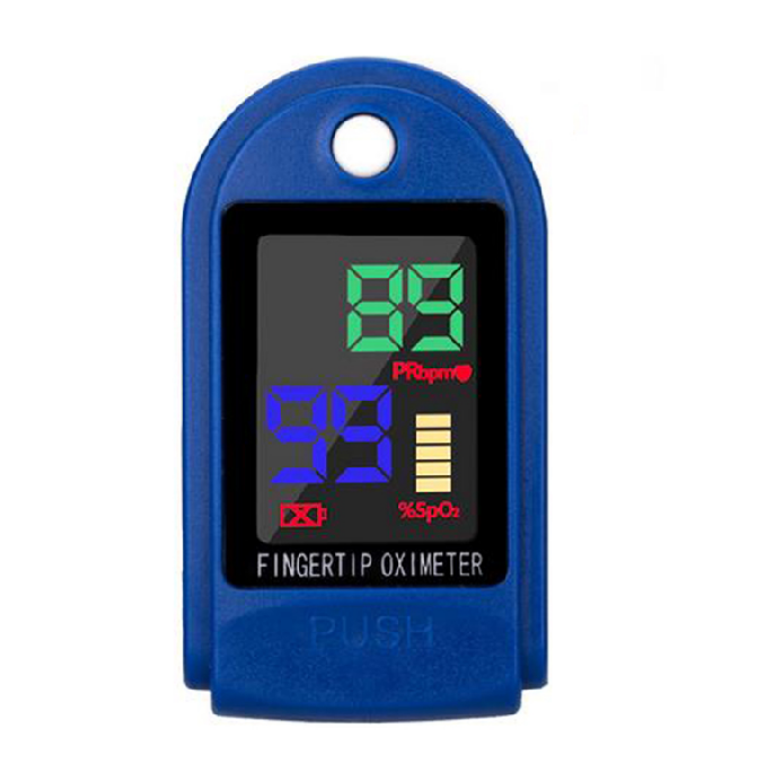 hot sale LED four color screen medical finger clip SPO2 oximeters pulse