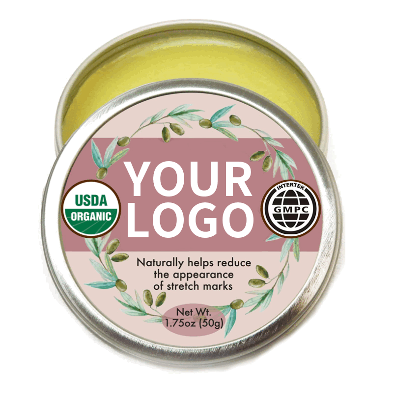2021 OEM Natural Organic Belly Balm Stretch Mark Removal Cream Salve To Moisturize Protect Heal Skin During Pregnancy Postpartum