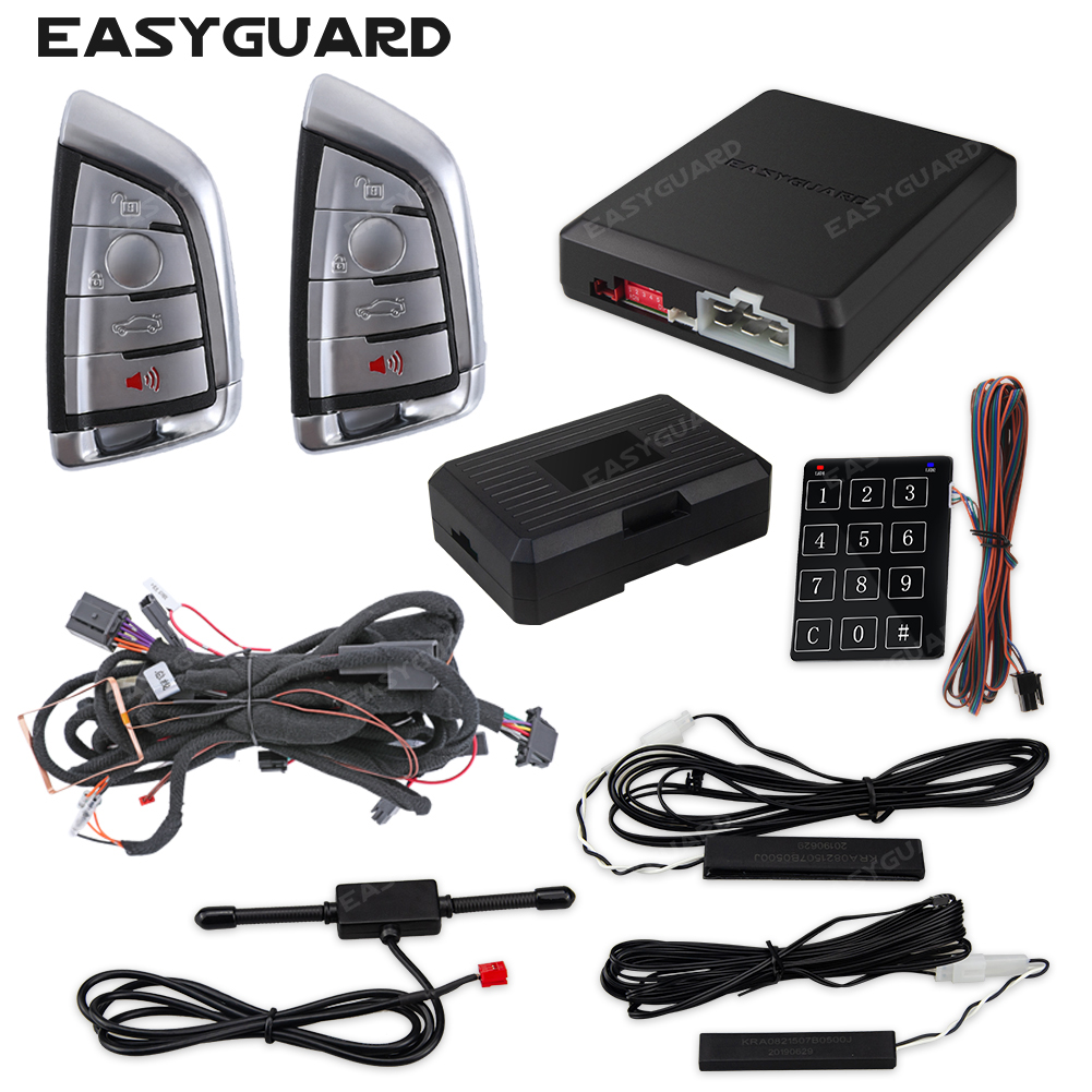 EASYGUARD CAN BUS pke БЕСКЛЮЧЕВОЙ комплект дистанционного запуска стоп plug and play Подходит для BMW e70 e60 e90 f10 f20 f30 g20 z4 x1 x5 5 серии