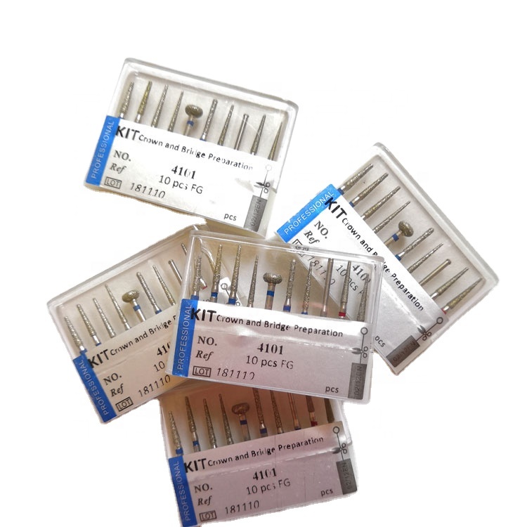 Эксклюзивный для Европы низкий минимальный заказ CE mark dental Bur оптовая продажа стоматологическая клиника б/у Набор хирургических боров и алмазных боров для наконечника