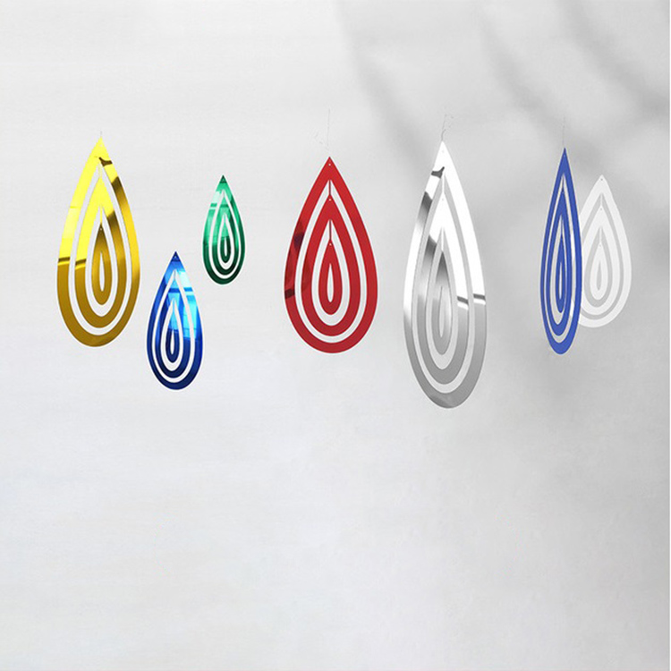 Wedding Props Plastic Water Droplets Sequins Hanging Ornaments Wedding Shinning Glitter Plastic Droplets Wedding Party Supplies