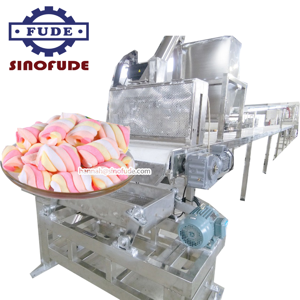 Full Automatic Marshmallow Production Line/marshmallow Manufacturing Equipment Marshmallow Making Machine