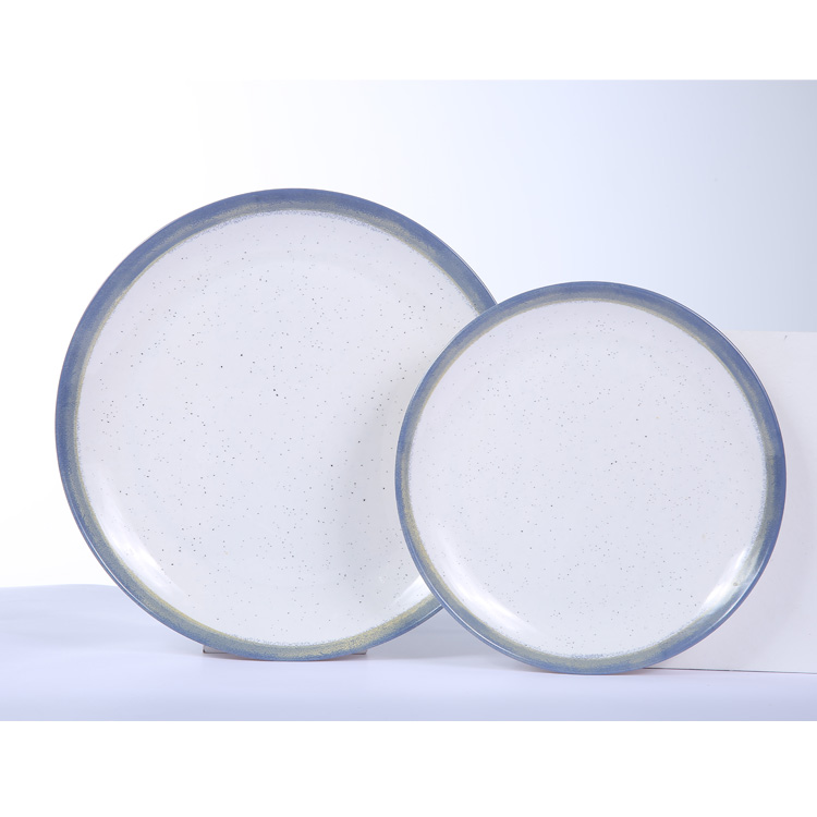 Platos de cocina restaurant custom set dining dish, home dinning cheap charger circle melamine plates