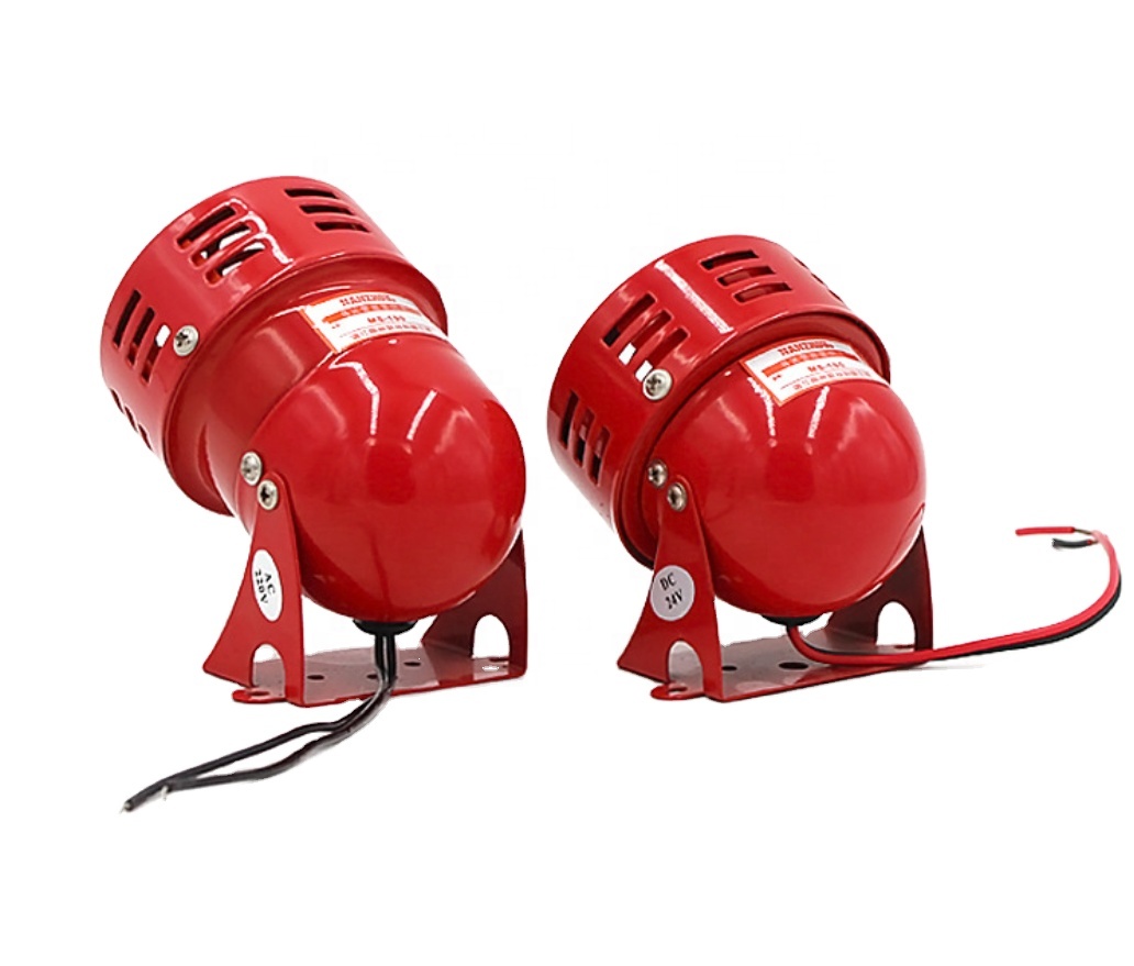 Authentic South Zhou Zhou motor alarm alarm wind screw MS-190 gao Bai DC12V DC24V DC110V AC220V