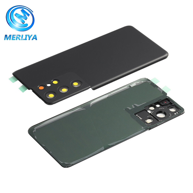 Задняя крышка аккумулятора + объектив камеры для Samsung Galaxy S21 Ultra 5G SM-G998U задняя крышка