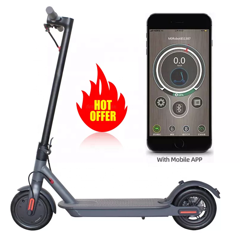 Mi M365 Pro GPS App Electric Scooter Parts 8,5 дюйма 36V электровелосипед с литиево-ионной батареей, 350 Вт Scooter Electric Adult