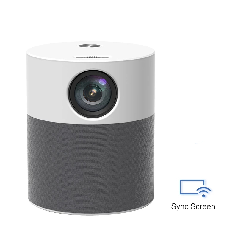 Touyinger T9A Full HD Portable Mini LED Video Projector Supports Mobile Phone Wireless Mirroring / Sync OEM ODM Supplier