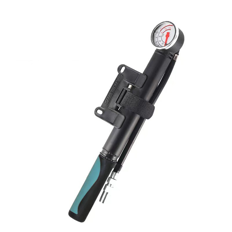Portable Bicycle Pump Durable Mini Bike Aluminum Alloy Tyre Tire Air Pump Convenient Cycling Mountain Bike Inflator Accessories