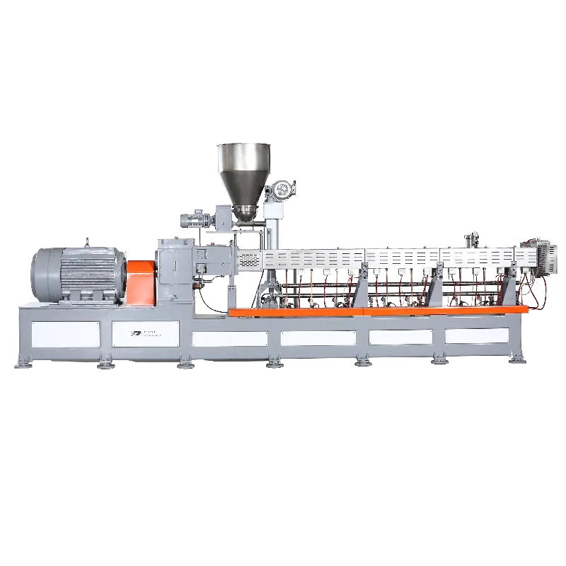 Color Masterbatch Compounding Twin Screw Extruder Extrusion Pelletizing Line