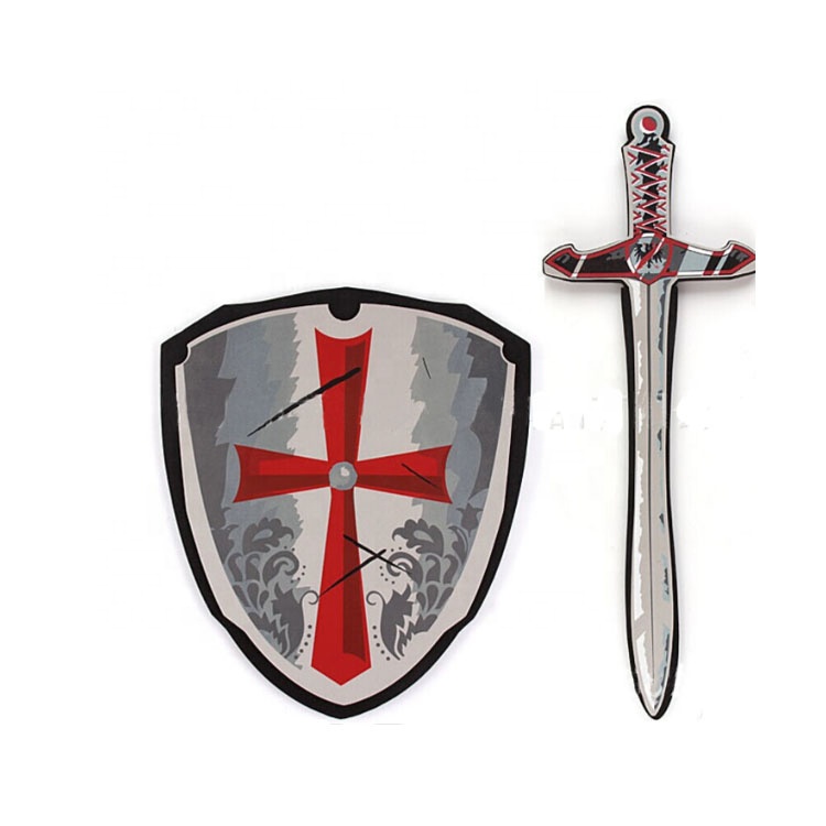 Cosplay Customized Eco Friendly EVA Foam Medieval Sword Foam Shield Foam Weapon for Kids