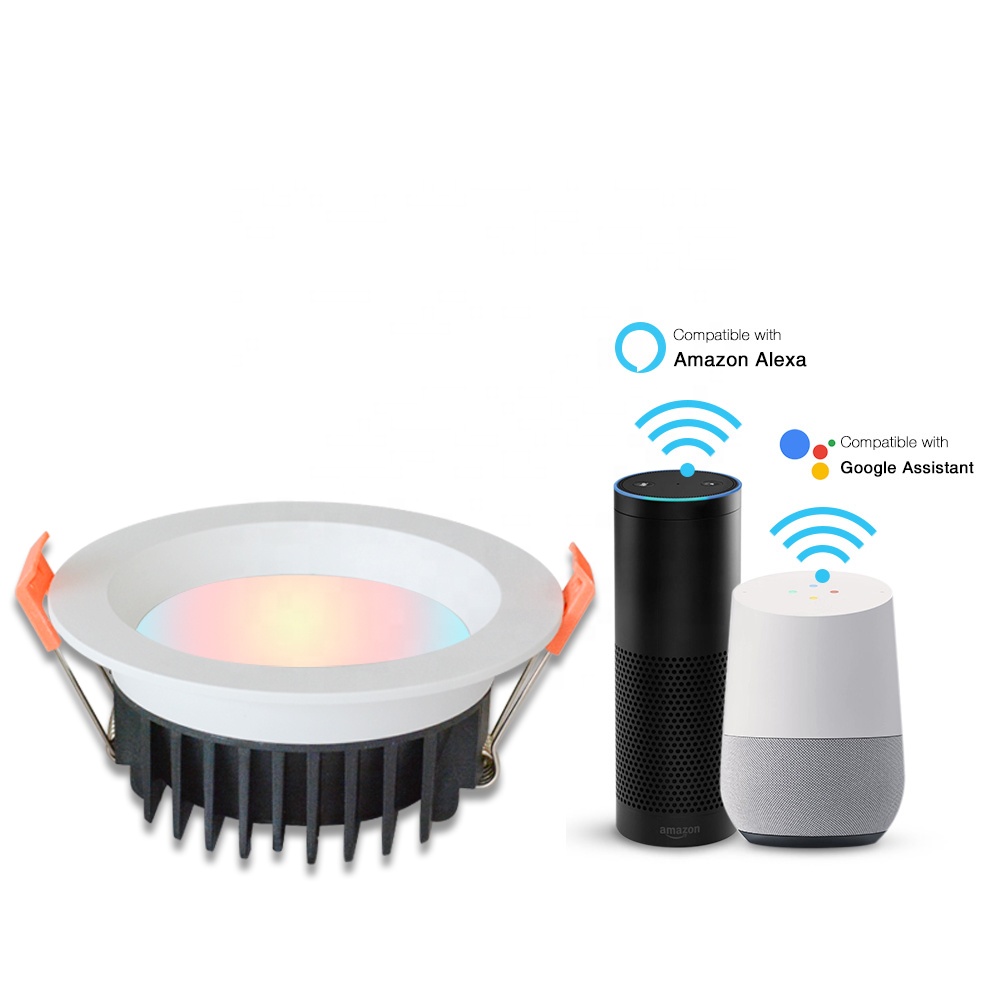 Заводской поставщик RGB + CW 10W Wi-Fi умные светильники CE RoHs SAA стандарт