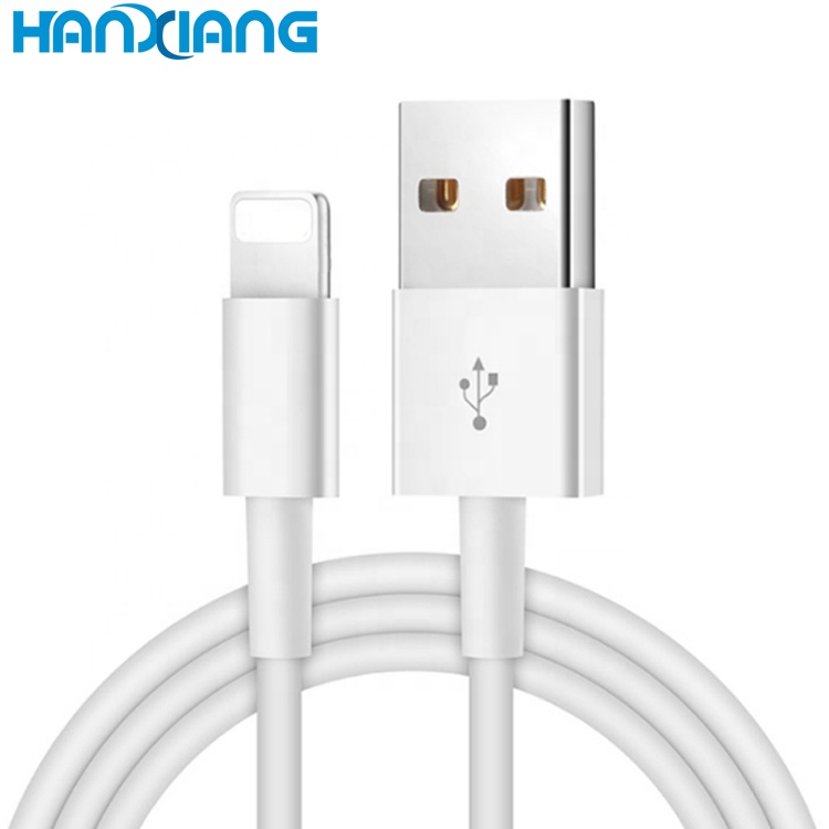 2020 New Arrivals Wholesale Price PVC Material Fast Charging 2A 1M Round USB Data Charger Cable for Iphone