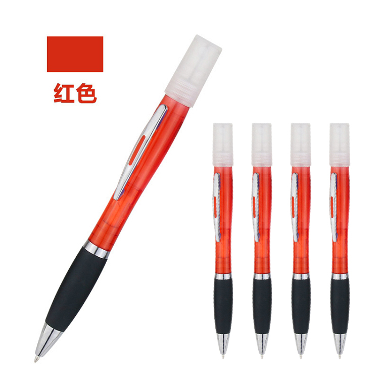 2 In 1 Portable Writing Sprayer Pen Empty Alcohol Spray Mister Gel Ballpoint Pen