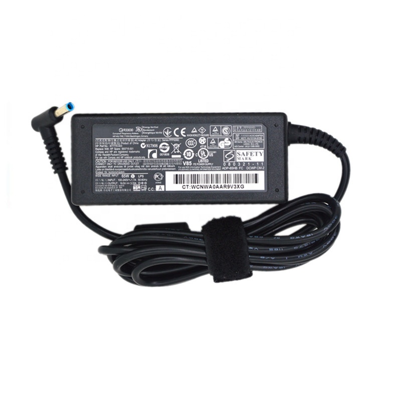 Hot Sale Laptop Adapter for HP 19.5V 3.33A 65W 4.5mm*3.0mm Blue Tip Laptop Charger Power Adapter for HP