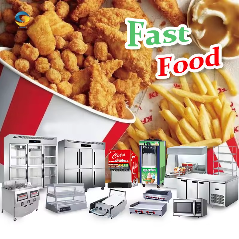 Fast Food Restaurant Equipment Full Set,Western Restaurant Equipment,Restaurant Kitchen Equipment Commercial Restaurant