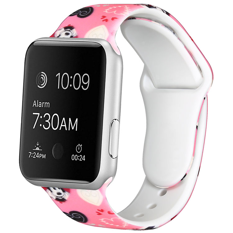 Заводской мягкий мультяшный ремешок Coolyep для наручных часов Apple Watch Series 5