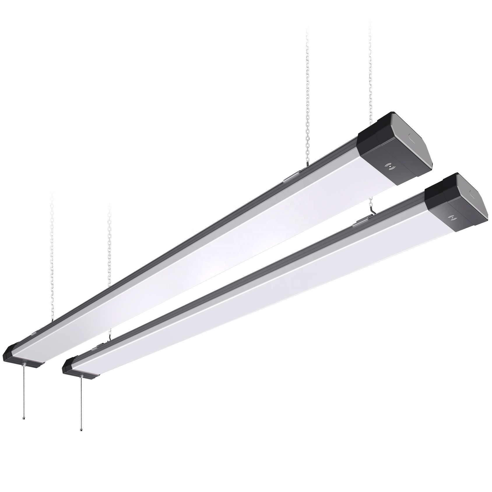 4ft Linkable 100W LED Shop Lights AC120V ON/Off Switch LED Lighting Fixture for Garage Warehouse
