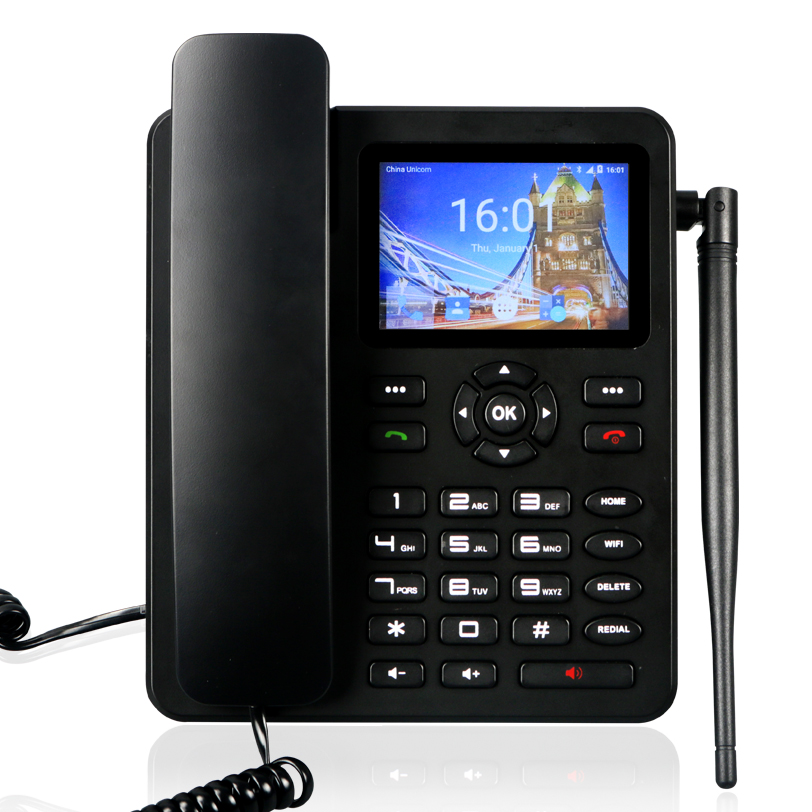 4G VOLTE черный цвет стационарный беспроводной настольный стационарный телефон для домашнего использования