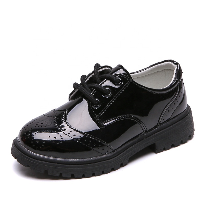 Performance leather shoes fashion student work clothes children leather shoes school sports shoes