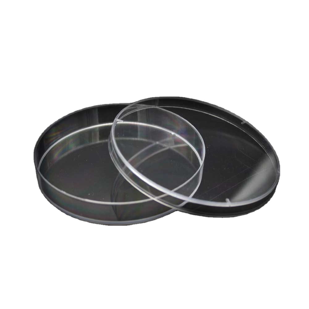plastic laboratory sterilized disposable 90mm*15mm three compartment Sterile Petri Dishes with Lids