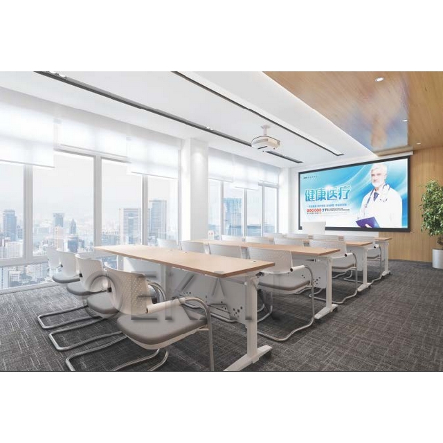 Medical Furniture Demonstrational Study Meeting Table and Chairs