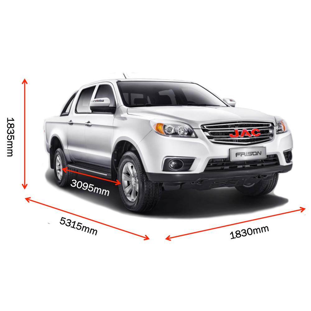 Горячая продажа дизельный JAC двухкасейный Пикап 4x4 для продажи