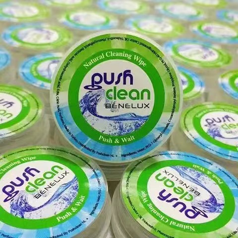 2020 Hot selling single package push clean wet wipe magic napkin