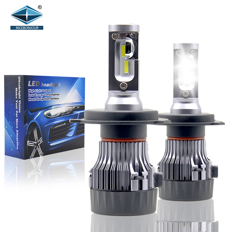 Customize 5000lumen 30w 6000k 3800k 3000k H4 Led Car Light Bulb Mini H3 H11 9005 9006 880 H7 Led H7 H4 Led Headlight