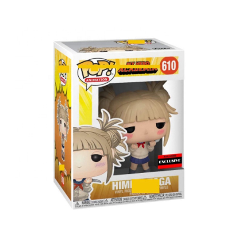 Экшн-фигурка FUNKO POP из мультфильма «Моя геройская Академия» Himiko Toga 610 # Фигурки игрушки с ножом Коллекционная модель виниловая кукла