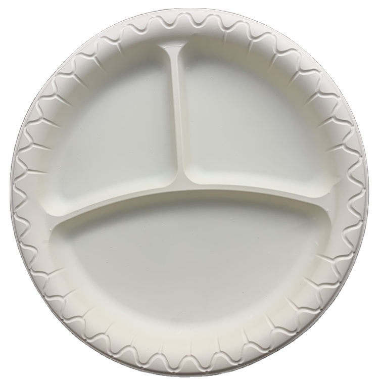 10 дюймов кукурузный крахмал круглые пластины platos descartables de cartones