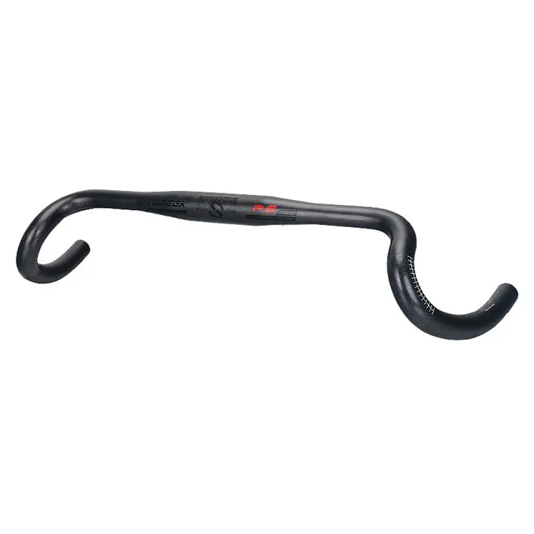 TOSEEK Full Carbon Road Bike Handlebar External Routing  Gravel Bike Handlebar Bicycle 31.8mm* 400/420/440mm Matte Bike Parts