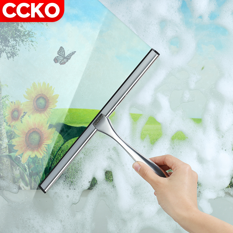 Ccko CK9620 домашний кухонный спрей средство для мытья окон скребок с выдвижными ящиками из нержавеющей стали скребок для льда автомобиля лобового стекла стеклоочиститель