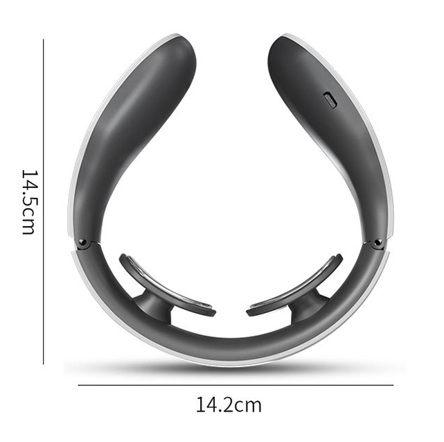 Household portable rechargeable pulse shoulder and cervical spine massager