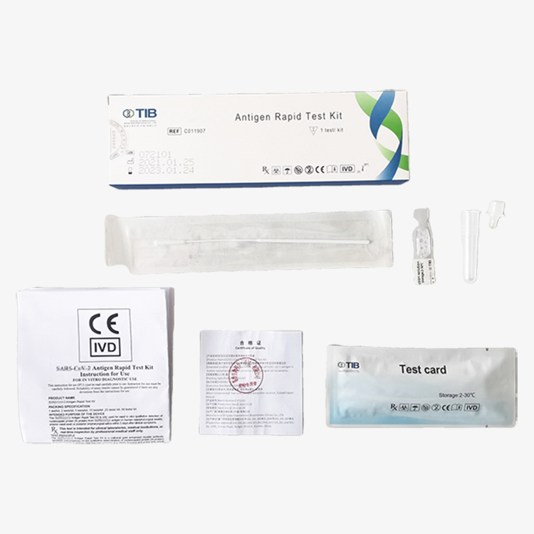 1 Set/Box Home Pcr Antigen Rapid Selftest Nasal Swab Throat Swab saliva rapid antigen test kit
