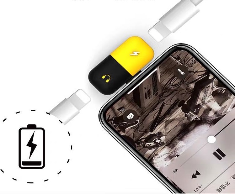 IOS двойной адаптер для зарядки наушников micro usb разъем зарядное устройство usb адаптер зарядное устройство разделитель