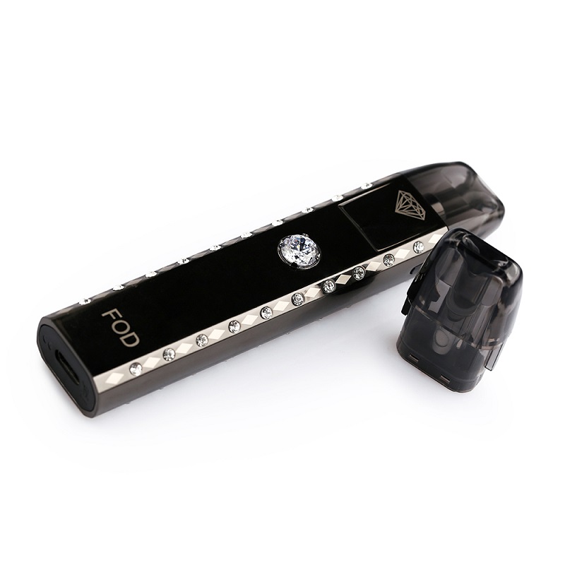 Hot Fancy Fashion Diamond Design Pod Fod Vapez Pen With empty 2ml Refillable Cbd Vaporizero Cartridgesd pen with package