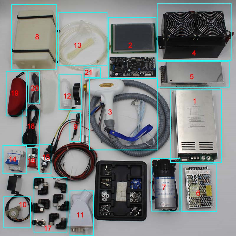 Factory Diode Laser Hair Removal Machine Spare Parts Manufacturers For Maintenance