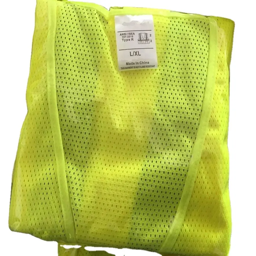 High Visibility Value Mesh Standard Zipper Safety Vest