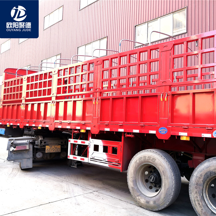 OYJD Trailers brand Quality Ethiopia Market Special Customized Use Stones Sands Transport Strengthen Sidewall Fence Semitrailer
