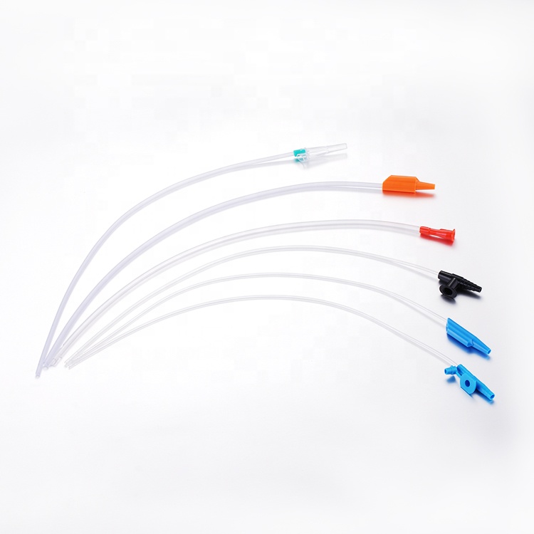 High quality Medical Disposable PVC suction Catheter types colour codes with CE&ISO