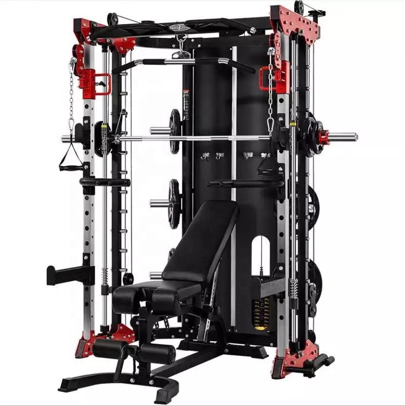 Multipower gym full rack power rack smith commercial/cross fit multifunction power cage/fitness factory