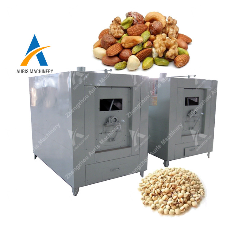 Automatic coco beans baking equipment chocolate process machinery
