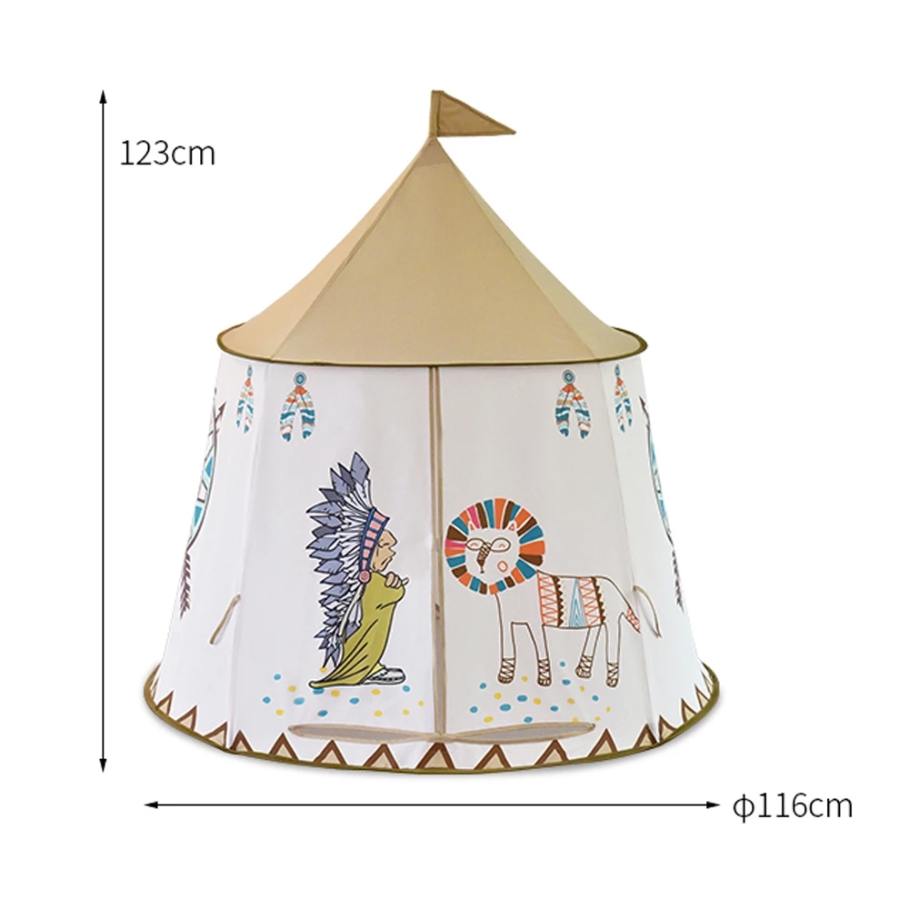 Kids Teepee House Tent Portable Princess Castle Present Kids Play Tent For Outdoor Camping Tent Indoor