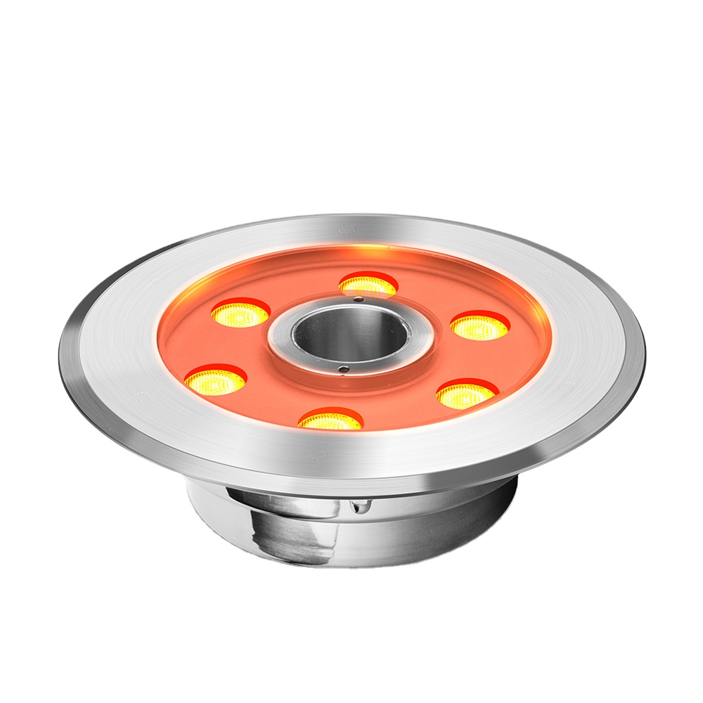 DC24V 12W IP68 Waterproof RGB external control Stainless Steel 316L Low Voltage led underwater Fountain Lights