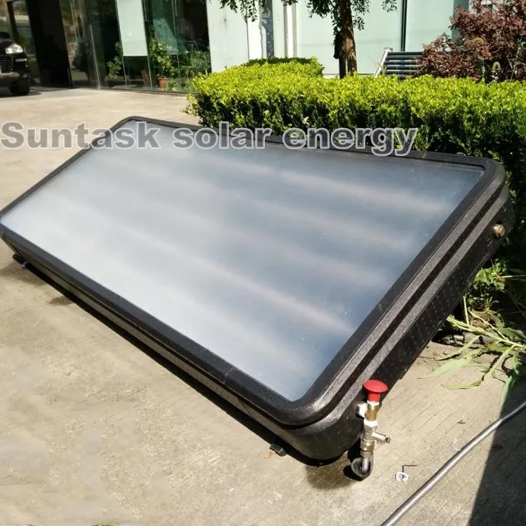 Tankless pressurized solar water heating system SPM